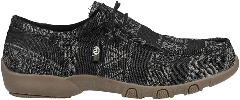 ROPER Womens Chillin Aztec Chukka Flats Casual - Black