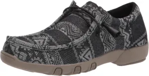 ROPER Womens Chillin Aztec Chukka Flats Casual - Black