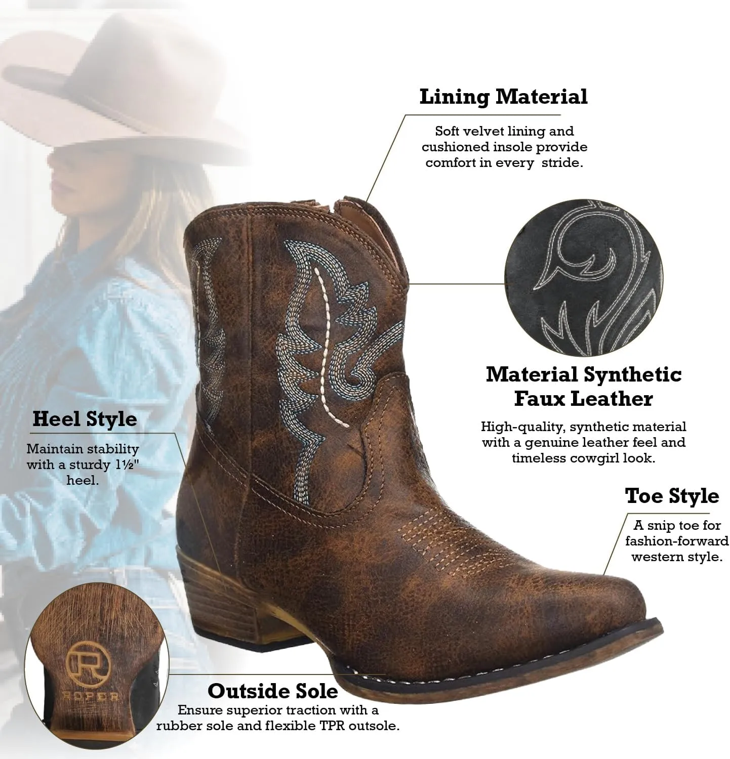 ROPER Women's Shay Western Boot
