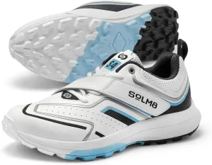 S4 Lightweight Cricket Shoes for Men Fast Strap Rubber Spikes, Water-Resistant Footwear for Outdoor and Field Sports with All Round Performance