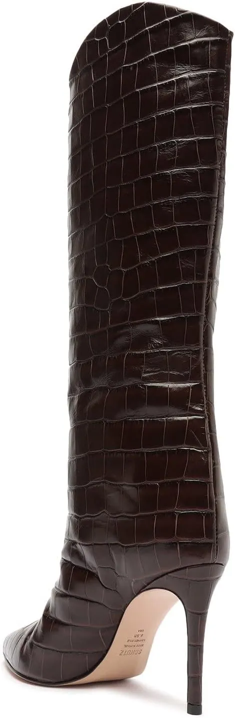 SCHUTZ Women's Maryana Leather Dress Boot