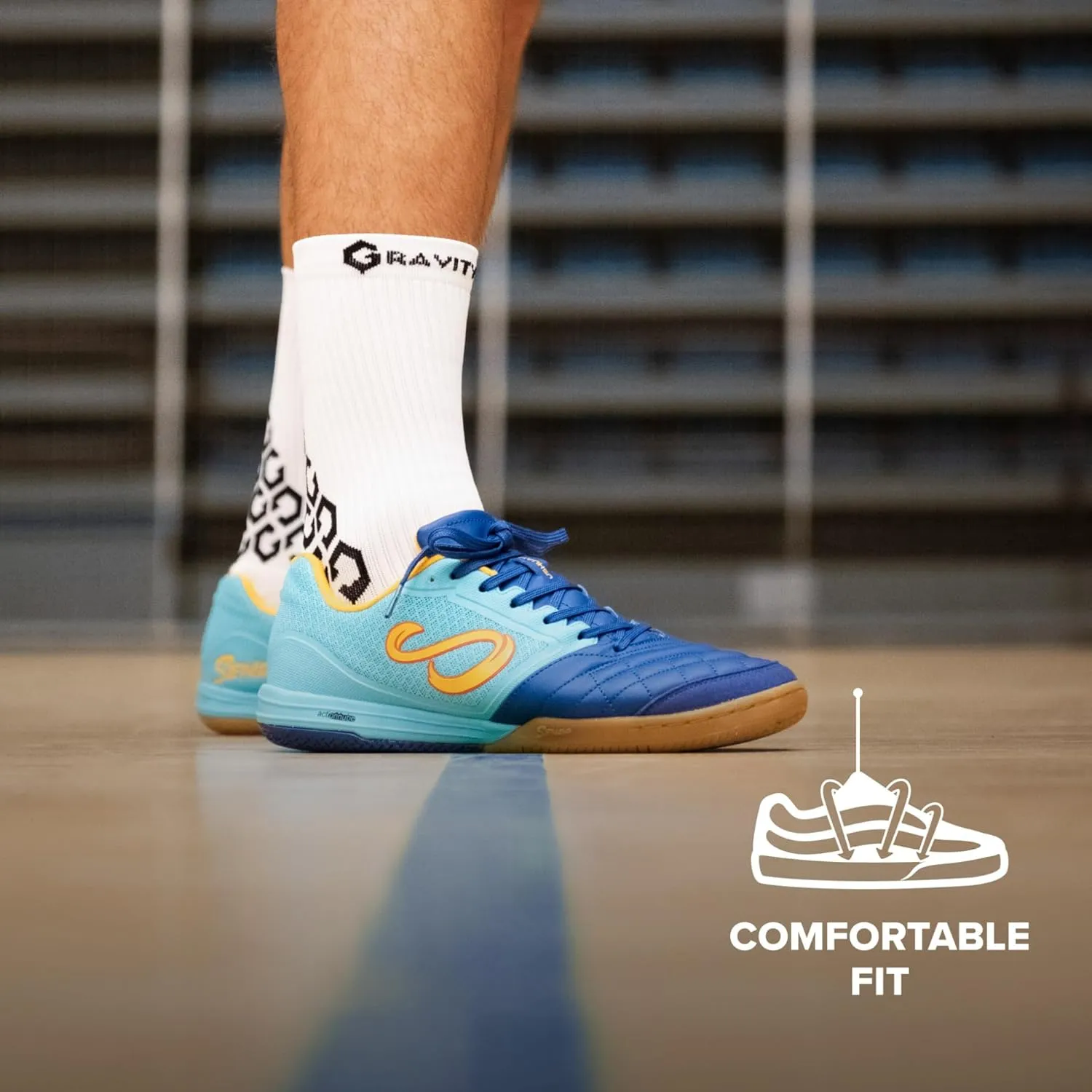 SENDA Ushuaia Club 2.0 Indoor Soccer, Court, and Futsal Shoes, Unisex, Adult and Youth Sizes