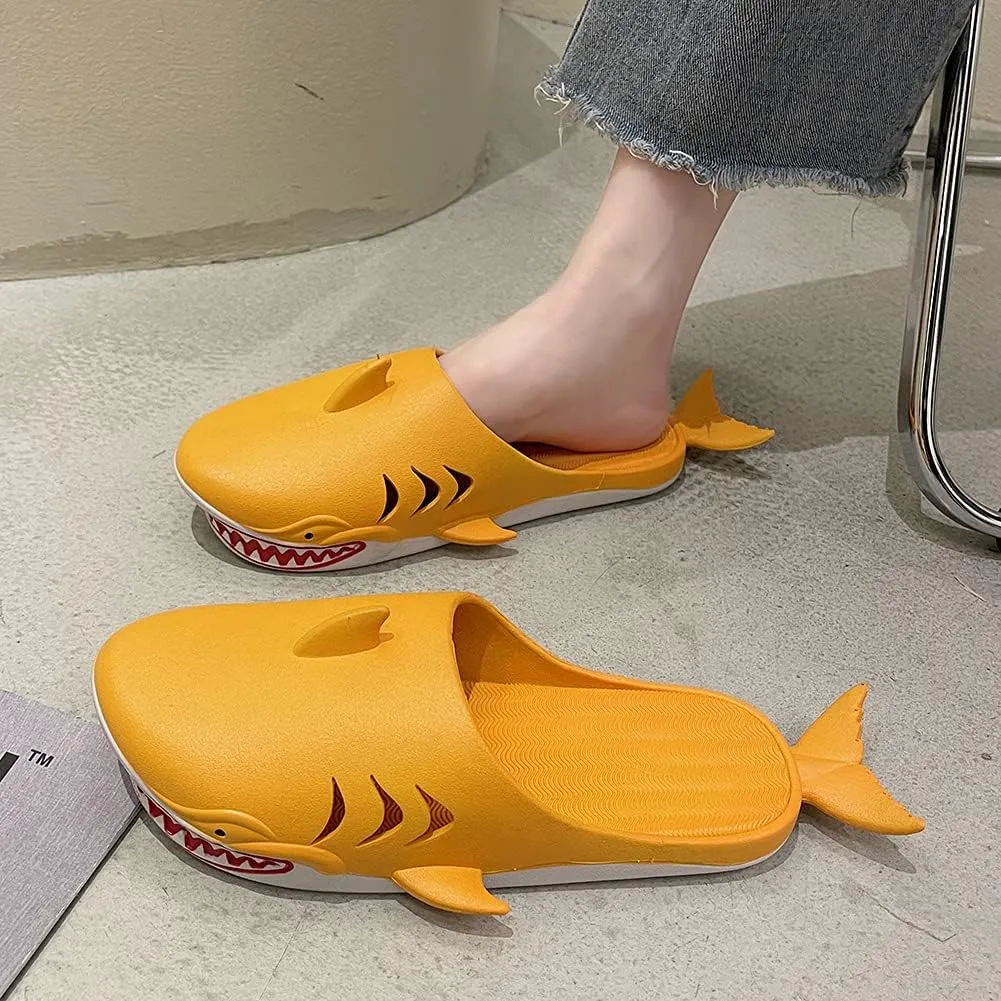 Shark Slippers - Unisex Fish Slippers for Men and Women - Funny Outdoor Beach Party Shoes