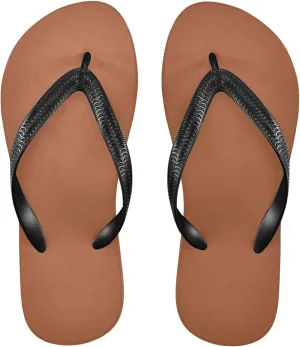 Sienna Flip Flops for Women/Men Sandals Home Slippers Hotel Spa Bedroom Travel Beach