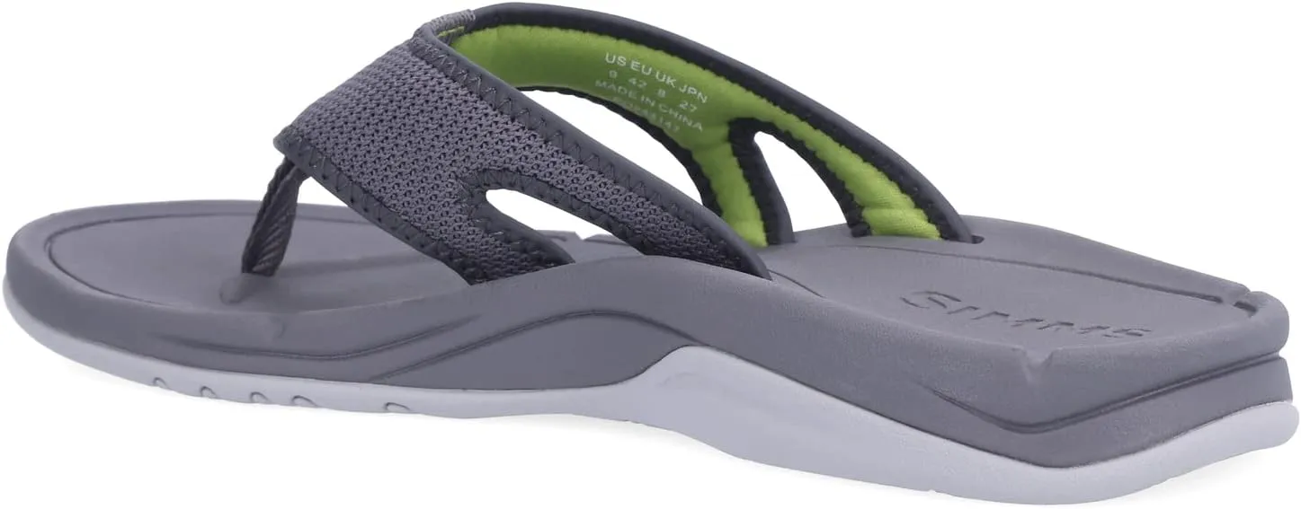 Simms Men's Challenger Flip-Flops, Anti-Slip, Wet Grip Sole