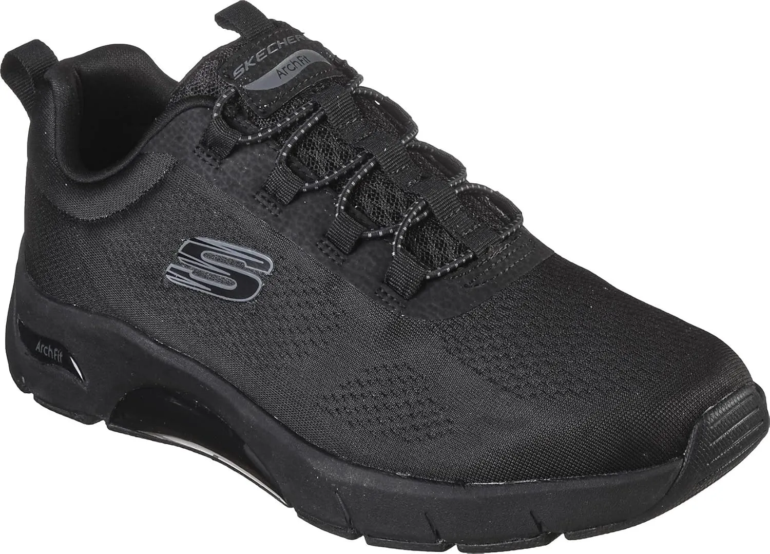 Skechers Men's Skech-Air Arch Fit Lace Up Shoe - Billo - Black - US 10.5