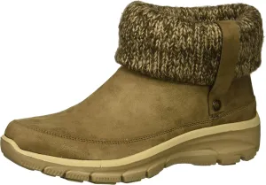 Skechers Women's Easy Going Heighten Foldover Knit Collar Boot