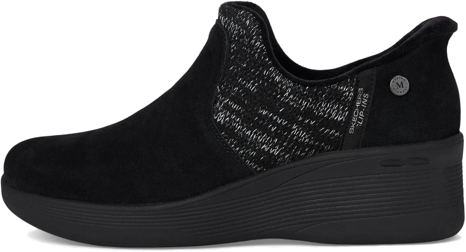 Skechers Women's Pier-lite-Lovely Autumn Martha Stewart-Hands Free Slip-ins Ankle Boot