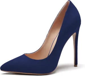 Soireelady Women's Pumps High Heel| Stiletto Heels Shoes |Slip on |Womens Elegant Dress Party Shoes 12CM 4.8 Inch