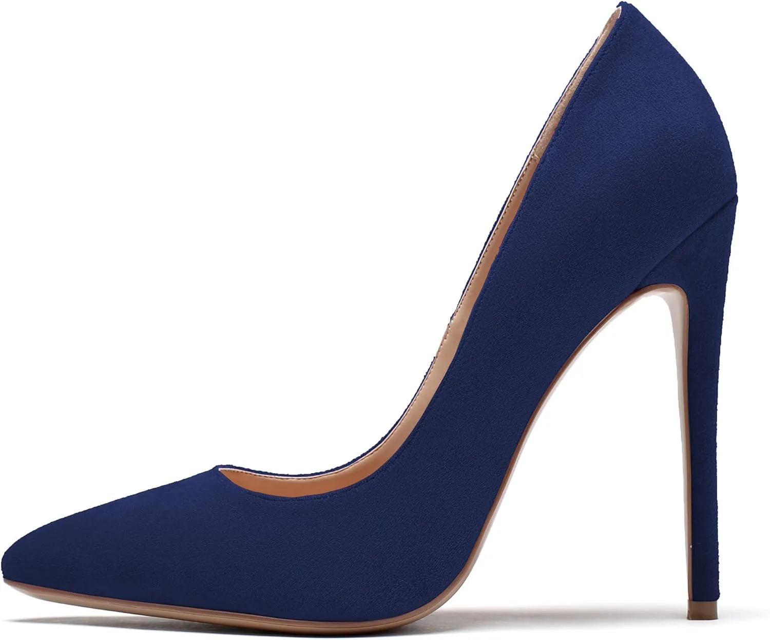 Soireelady Women's Pumps High Heel| Stiletto Heels Shoes |Slip on |Womens Elegant Dress Party Shoes 12CM 4.8 Inch