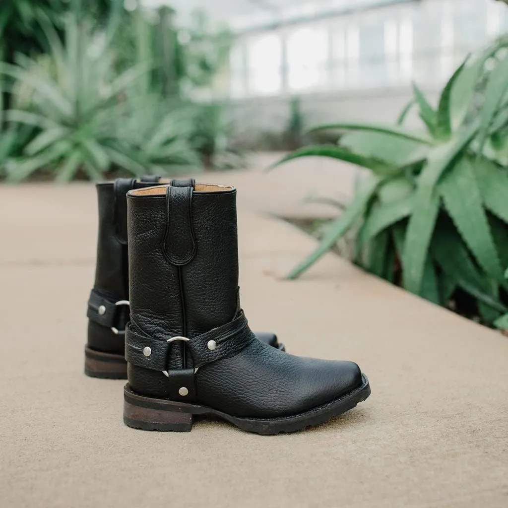 Soto Boots Kid's Square Toe Boots, Geniune Leather Kid's Cowboy Boots, Toddler Western Boots, K4005 (,)