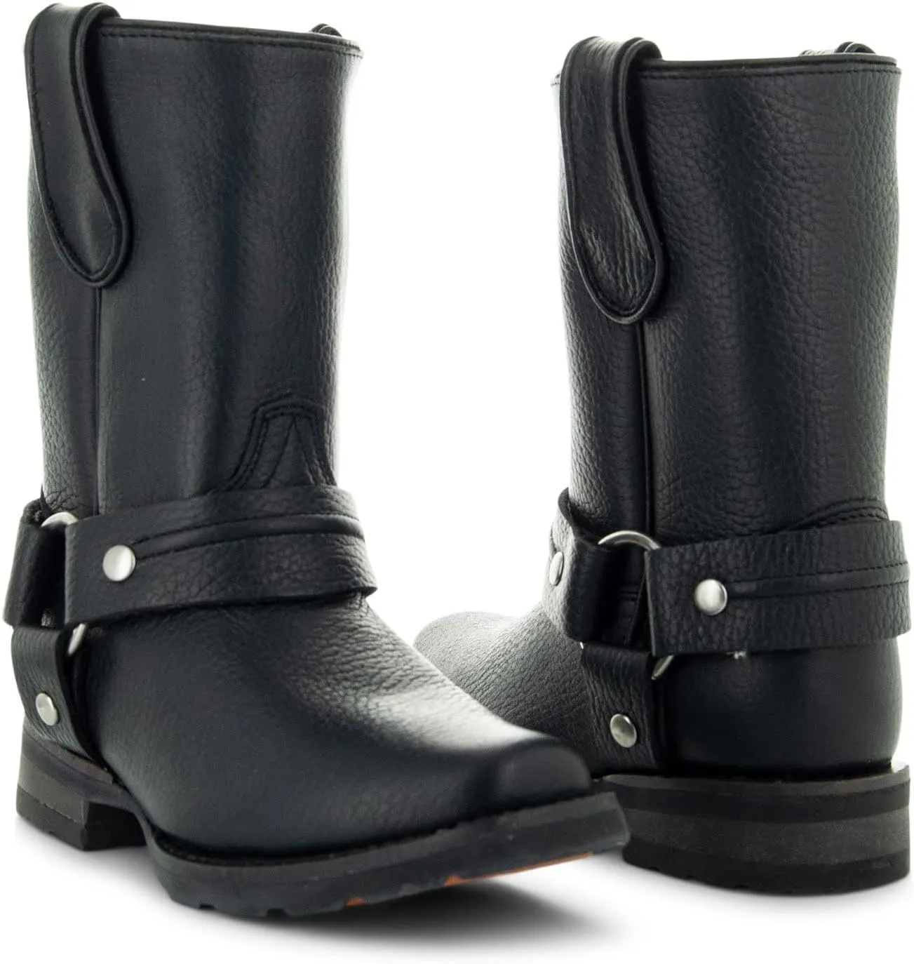 Soto Boots Kid's Square Toe Boots, Geniune Leather Kid's Cowboy Boots, Toddler Western Boots, K4005 (,)
