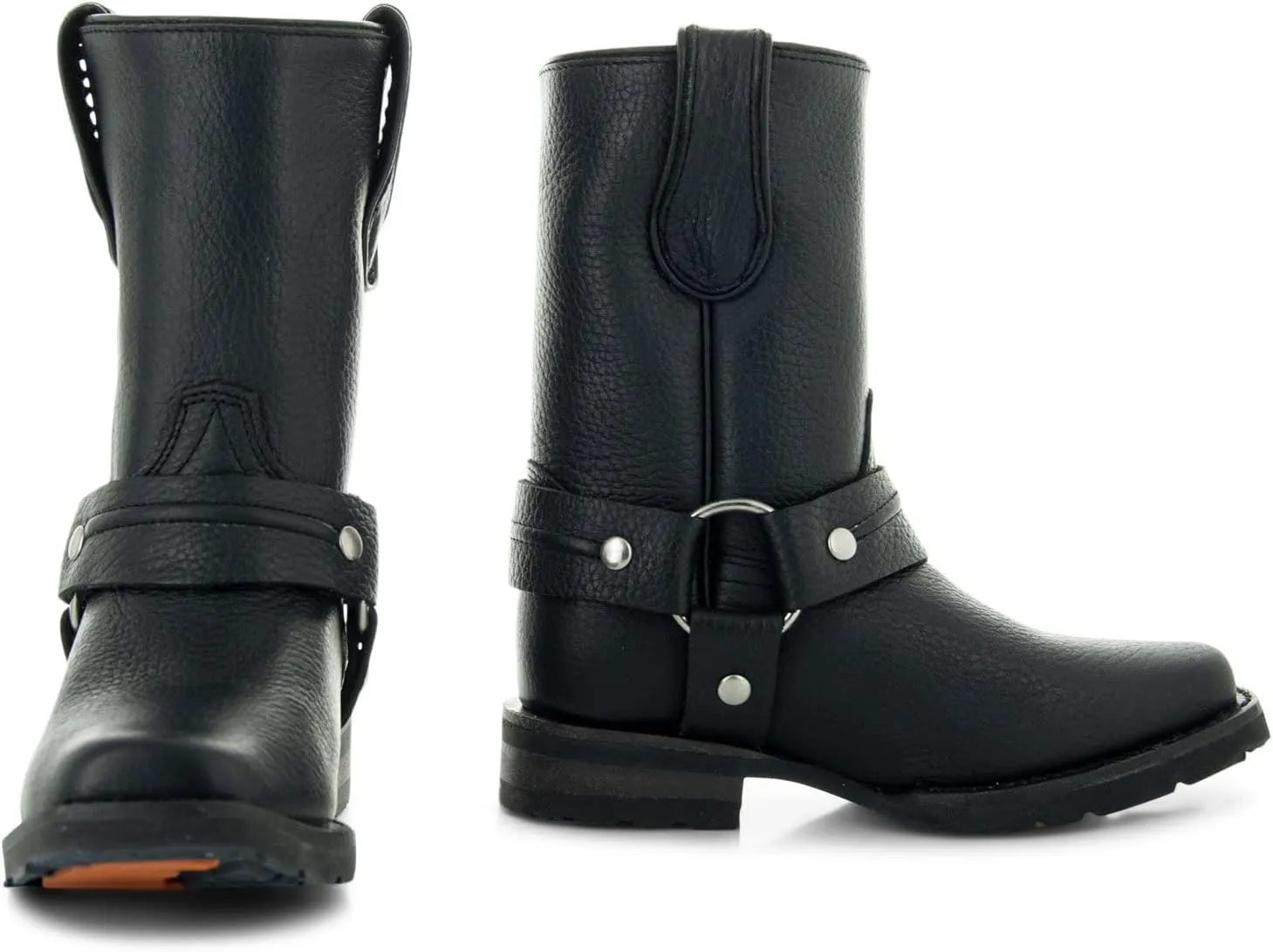 Soto Boots Kid's Square Toe Boots, Geniune Leather Kid's Cowboy Boots, Toddler Western Boots, K4005 (,)