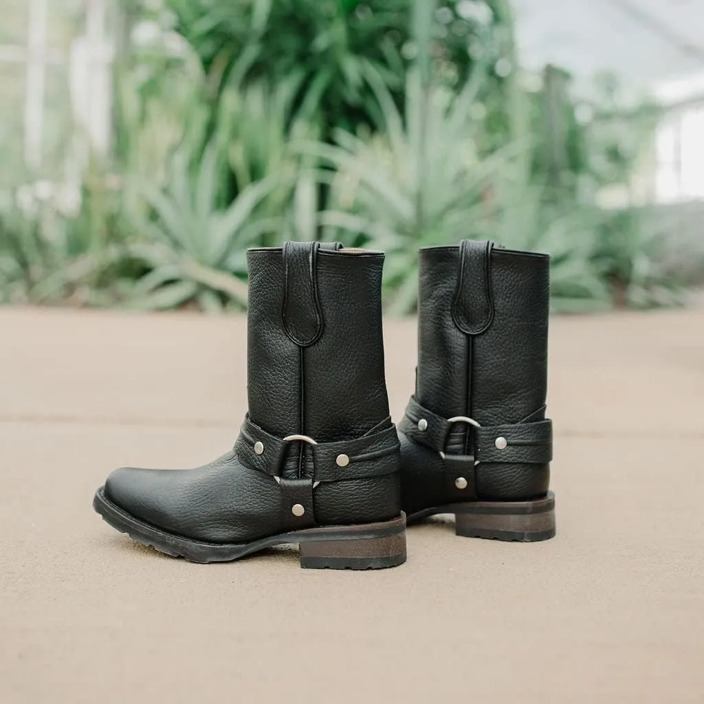 Soto Boots Kid's Square Toe Boots, Geniune Leather Kid's Cowboy Boots, Toddler Western Boots, K4005 (,)