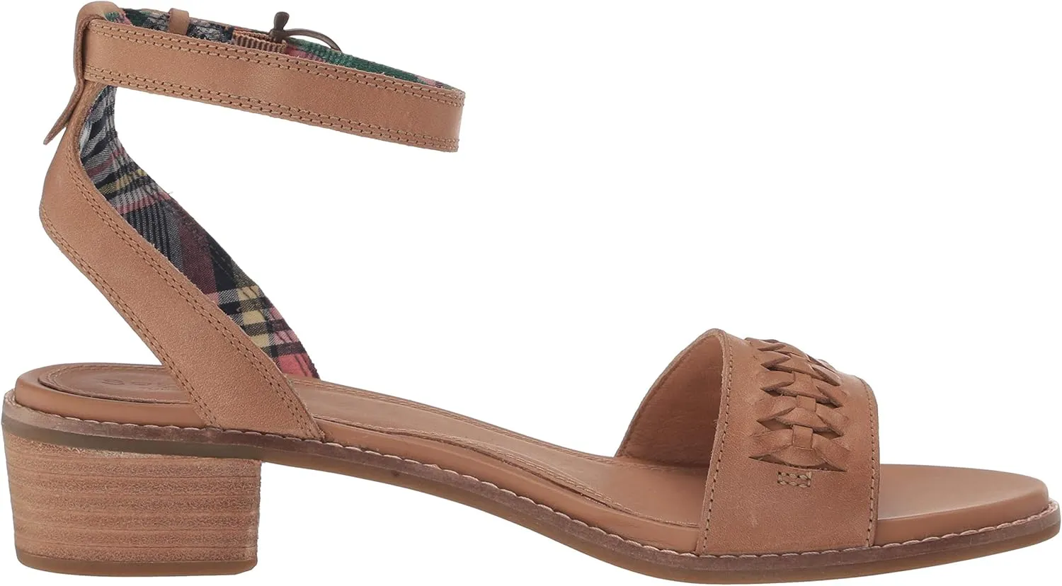 Sperry Women's Seaport City Sandal Ankle Strap Woven Leather Sandal