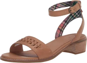 Sperry Women's Seaport City Sandal Ankle Strap Woven Leather Sandal