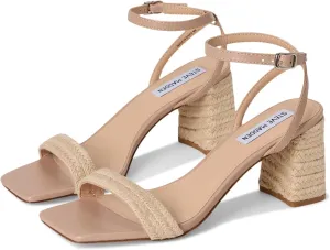 Steve Madden Women's Luxe Pump, Natural Raffia, 7