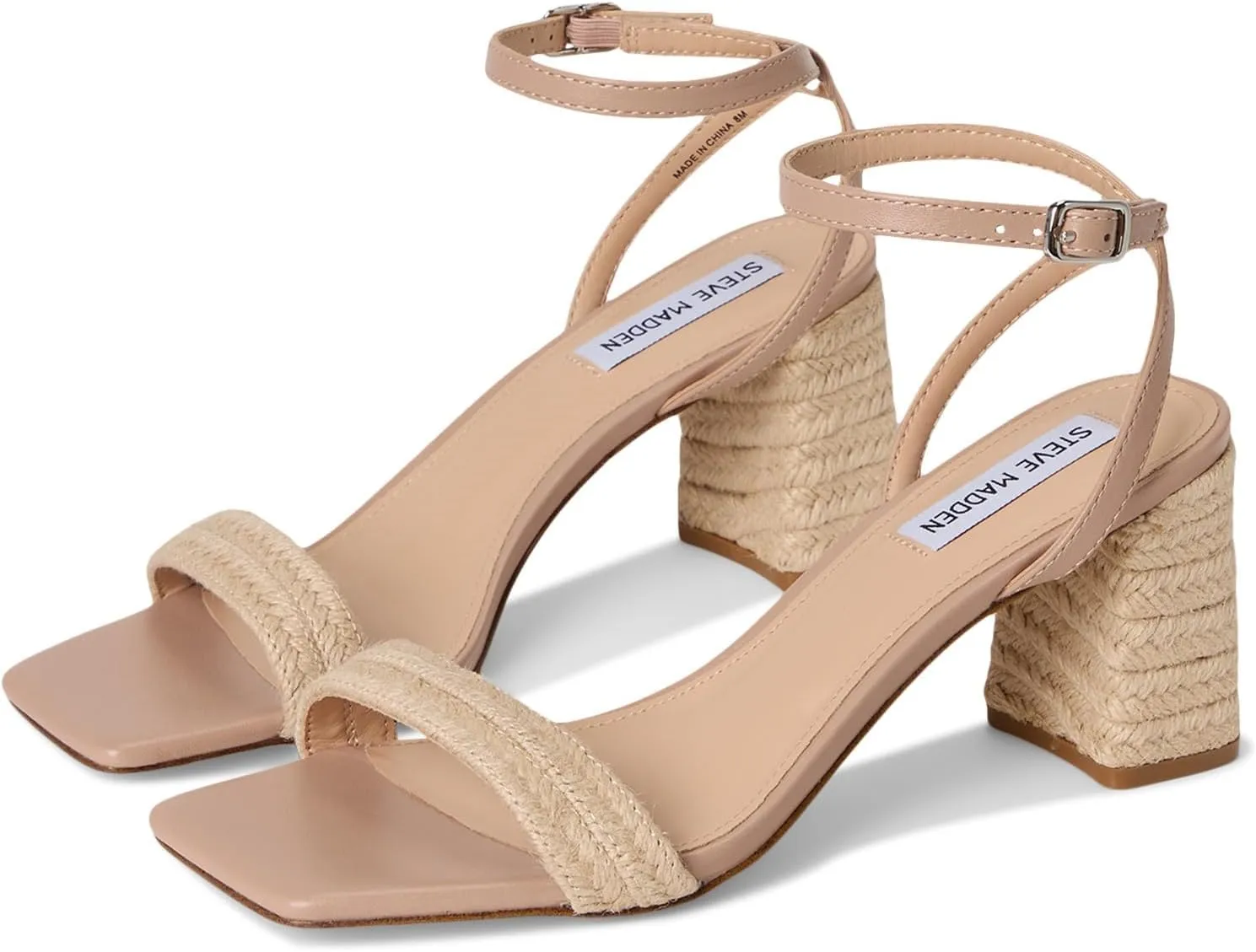 Steve Madden Women's Luxe Pump, Natural Raffia, 7