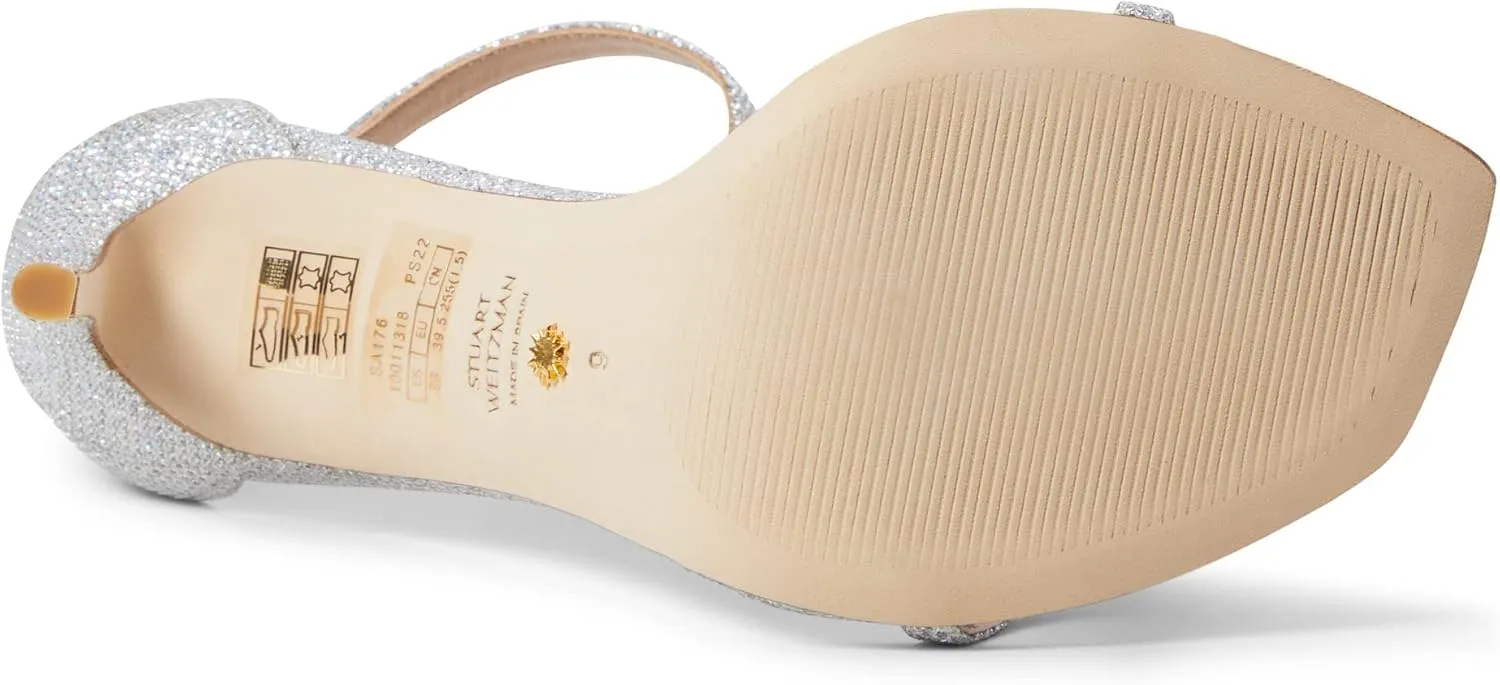 Stuart Weitzman Women's Nudist Curve 100 Patent Sandals