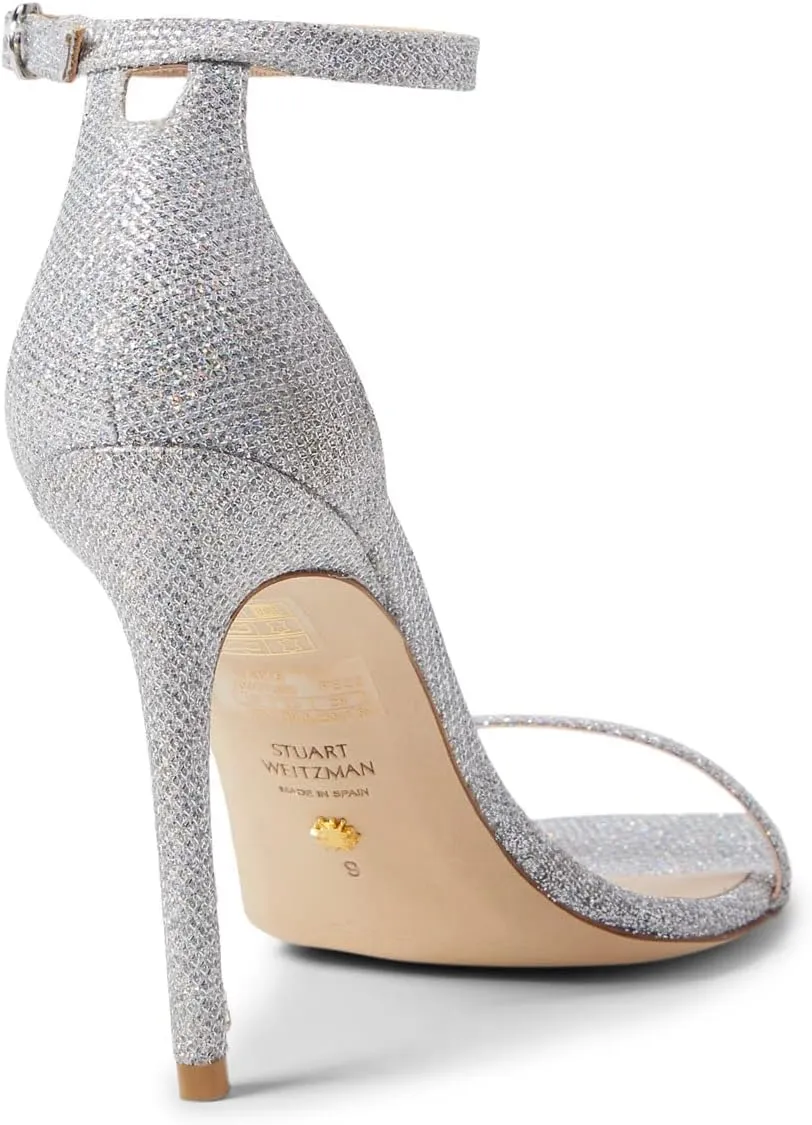 Stuart Weitzman Women's Nudist Curve 100 Patent Sandals