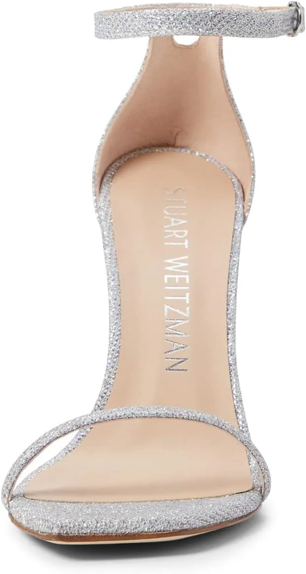Stuart Weitzman Women's Nudist Curve 100 Patent Sandals