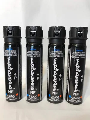 Sumabitar(4 ea) Freeze  P Pepper Spray (NF) - 4 oz Stream (Flip Top)