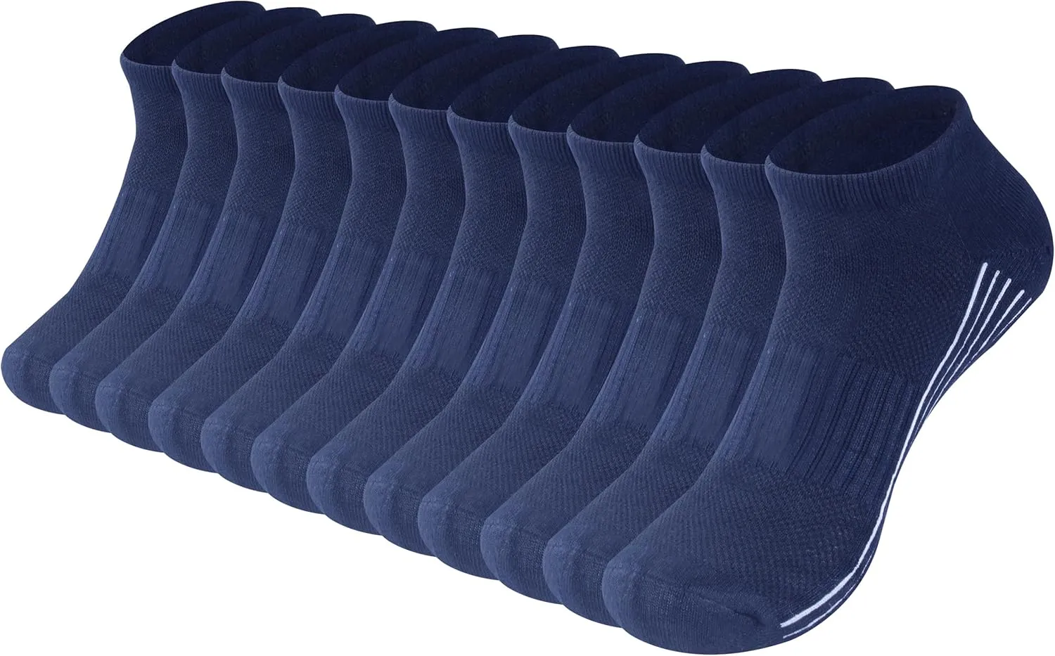 Sunew Viscose Bamboo Socks, Unisex Cushioned Comfortable Ankle Workout Hiking Golf Socks 6 Pairs