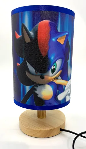 Super Sonic Table Lamp Bedside Night Light Wood Base Room Decoration or Great Gift Ideas