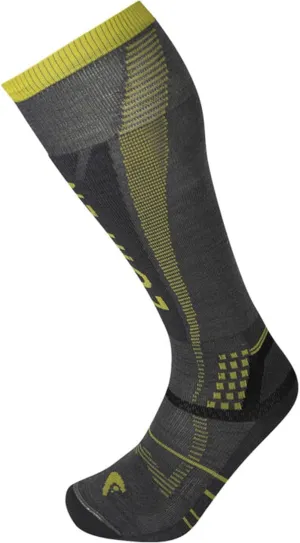 T3 Men's Ski Superlight Eco Sock, Great for Winter Sports, Eco-Friendly & Sustainable, Tall and Cushioned, Grey, Size Medium