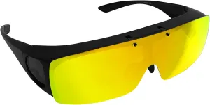 Tac Flip Glasses by Bell Howell Flipping Polarized Sports Sunglasses with Anti-Glare UV Ray Protection For Safety Driving Cycling Military Eyewear for Men Women As Seen On TV (Yellow Night Vision)