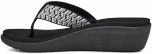 Teva Womens Unisex-Adult W Voya Wedge Flip-Flop, 4 us