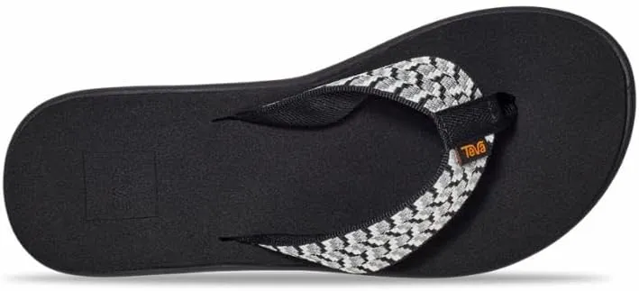 Teva Womens Unisex-Adult W Voya Wedge Flip-Flop, 4 us