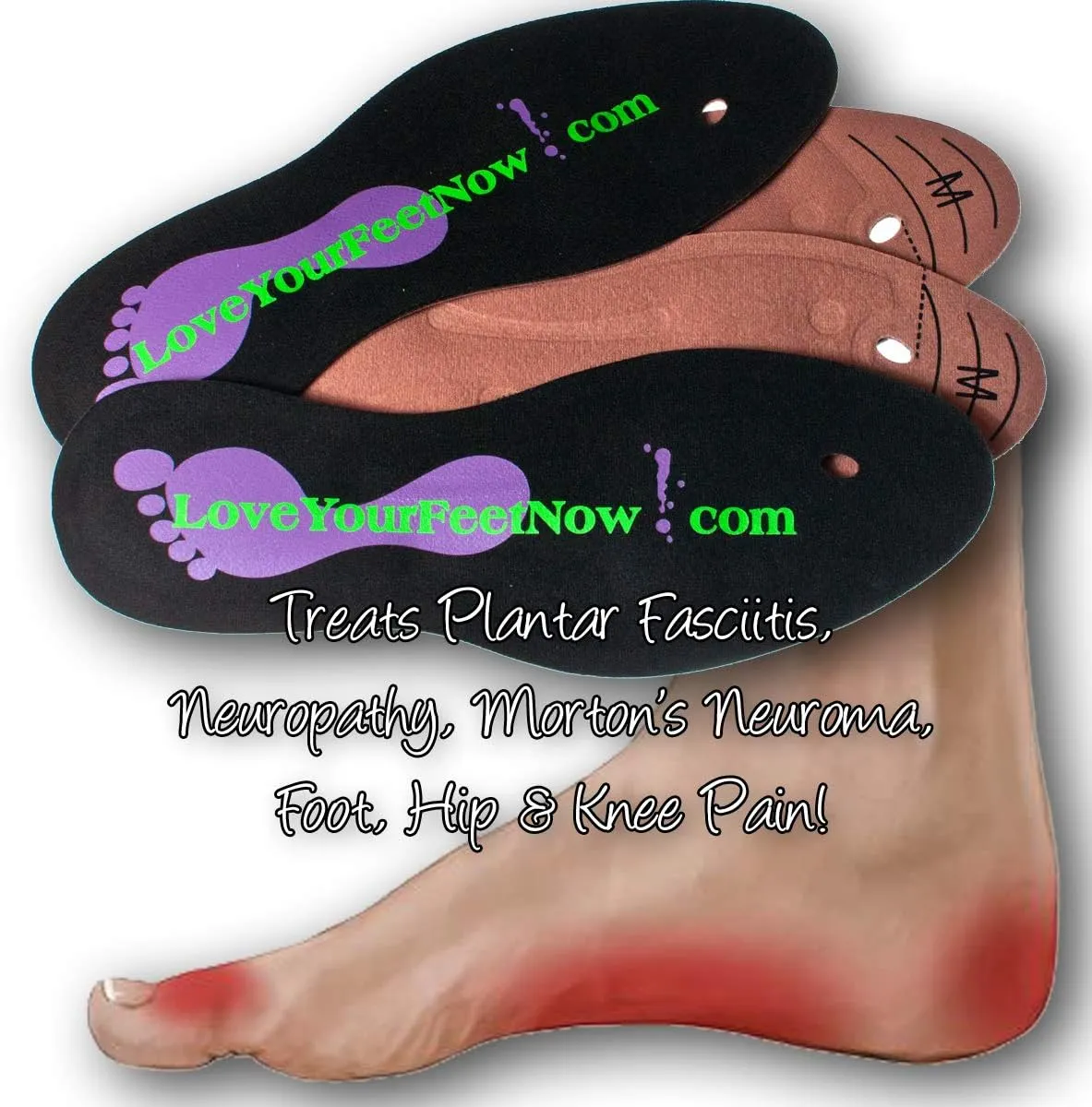 The Best Liquid Orthotic Inserts for Plantar Fasciitis, Neuropathy & Sore Feet. ((XL) LYFN XL Mens 11-13)