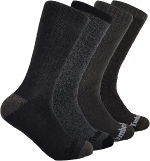 Timberland Men's Crew Socks (4 Pairs)