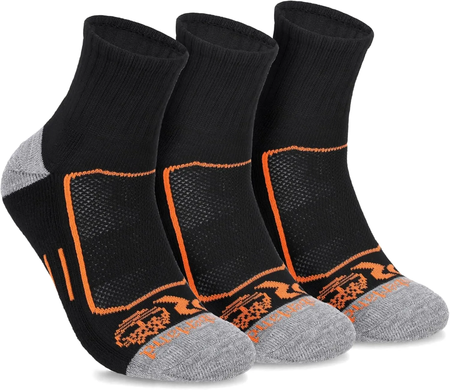 Timberland PRO Moisture Wicking Technology Mens Socks, Arch Support, Cushioned Footbed, Mesh Venting
