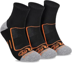 Timberland PRO Moisture Wicking Technology Mens Socks, Arch Support, Cushioned Footbed, Mesh Venting