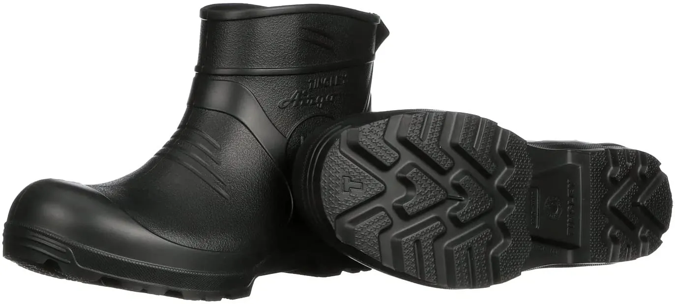 Tingley Airgo 21121 Ultra Lightweight EVA Low Cut Boot with Cleated Outsole, Mens 7 / Womens 9, Black