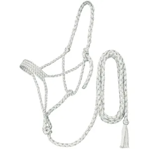 Tough 1 White Mule Tape Halter with 10' Lead Rope