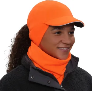 TrailHeads Women's Trailblazer Adventure Ponytail Cap and Microfleece Neck Warmer Gift Set