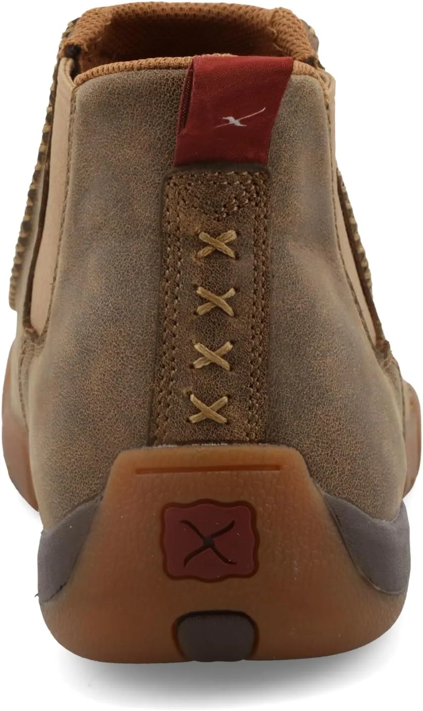 Twisted X Men's 4" Chelsea Wedge Sole Boot, Moc Toe