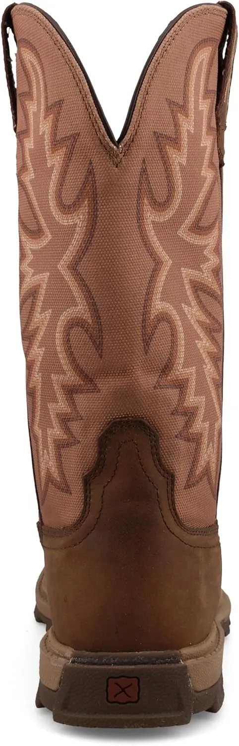 Twisted X Women's 11" UltraLite X Work Boot, Square Toe Nano Toe with UltraLite X