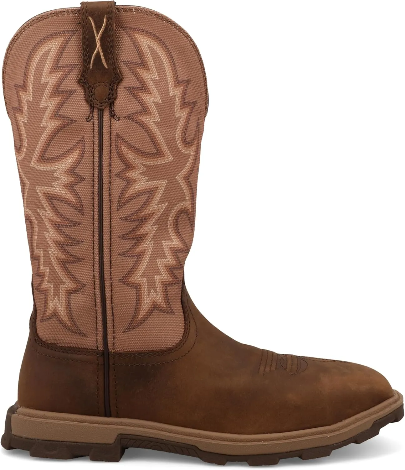 Twisted X Women's 11" UltraLite X Work Boot, Square Toe Nano Toe with UltraLite X