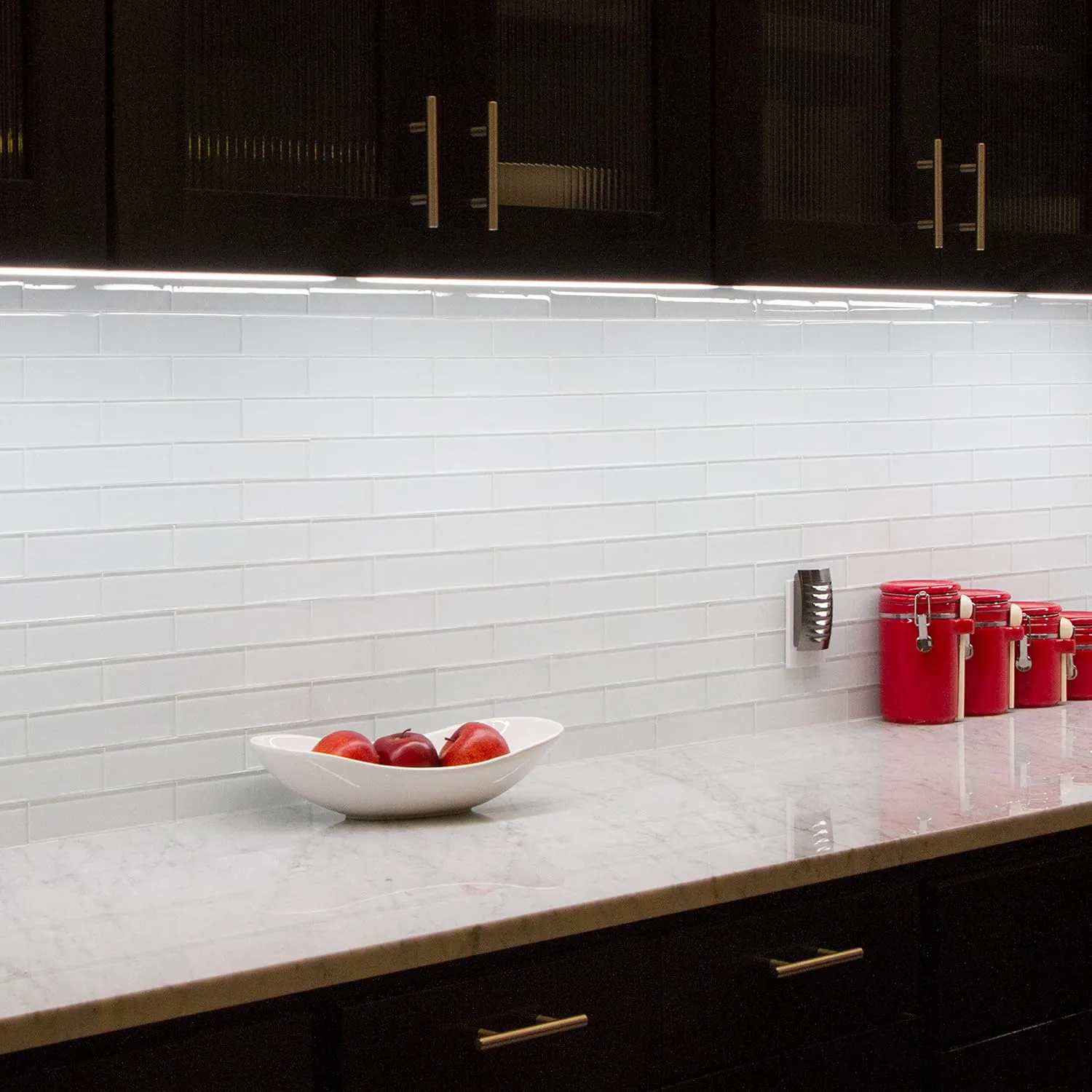 UltraPro 18 inch Hardwired Under Cabinet Lights, 3 Color Settings - 2700K/4000K/5000K - Warm White, Cool White, and Daylight, Under Cabinet Lighting, Dimmable Under Counter Lights for Kitchen, 45367