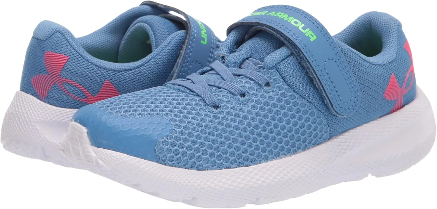 Under Armour Girls' Pre-School Pursuit 2 AC BL Running Shoe