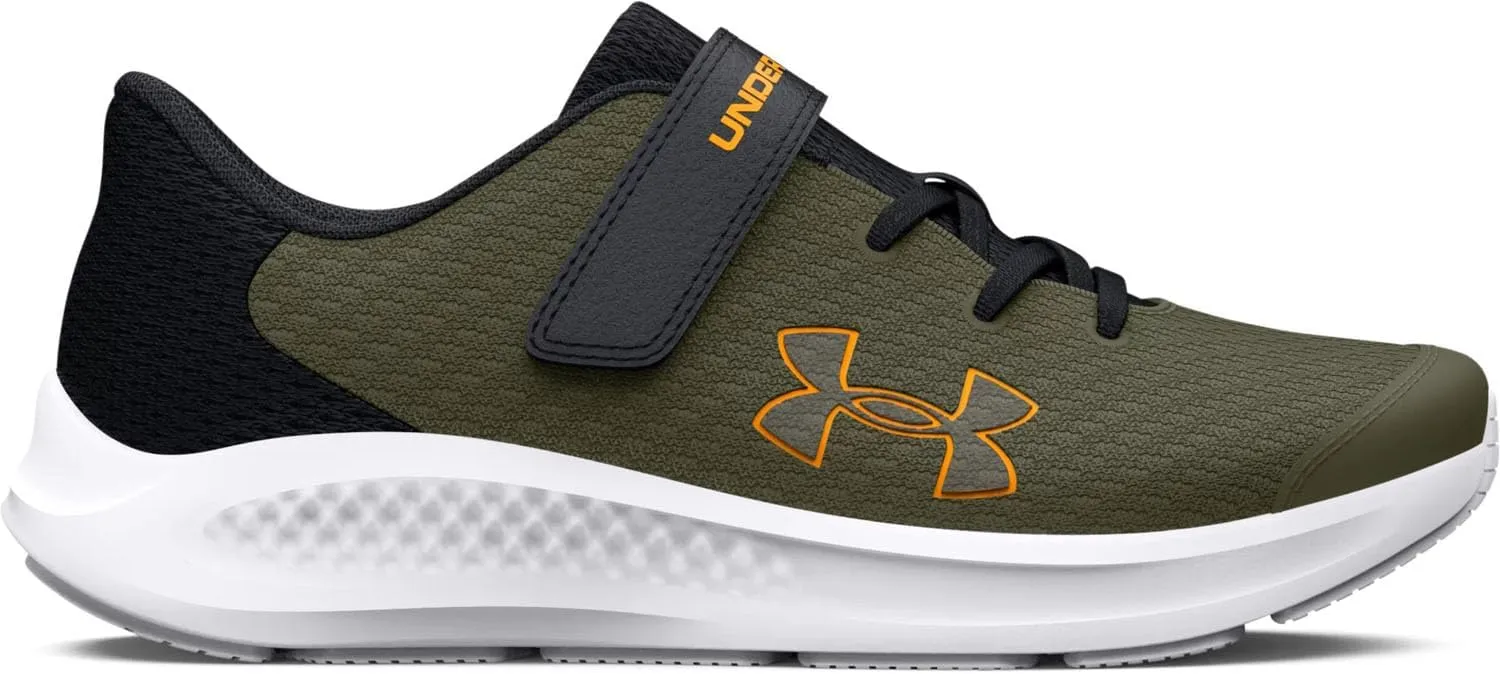 Under Armour Unisex-Child Pre School Pursuit 3 Big Logo Alternate Closure Running Shoe