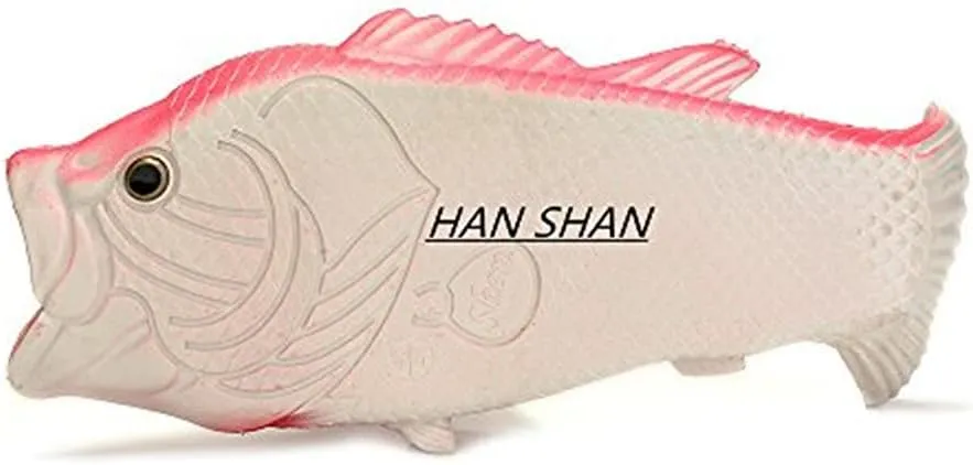 Unisex Fish Slippers, bass Sandals, Animal Slippers Animal Fish