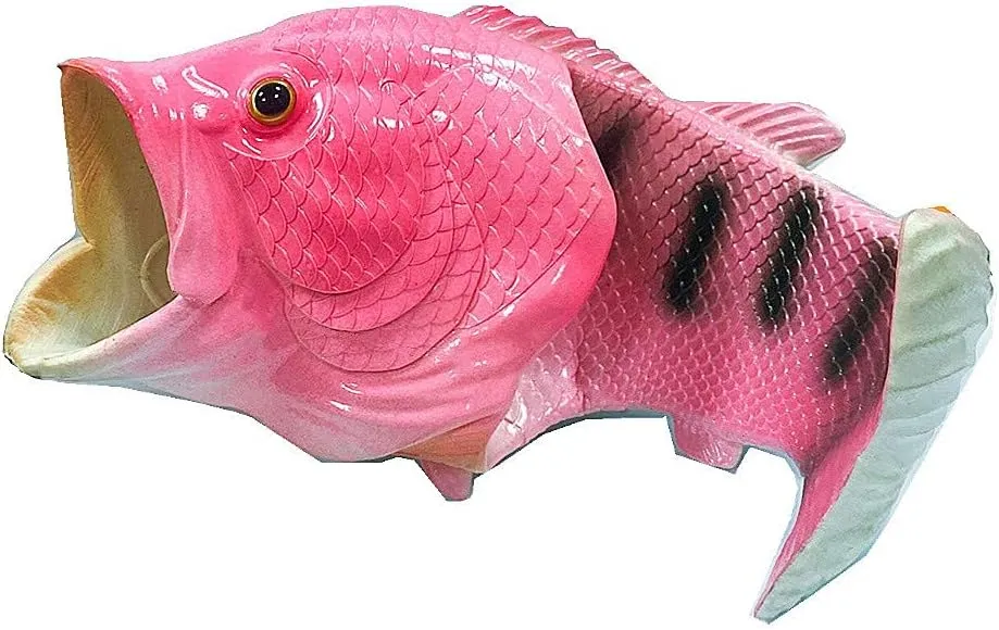 Unisex Fish Slippers, bass Sandals, Animal Slippers Animal Fish