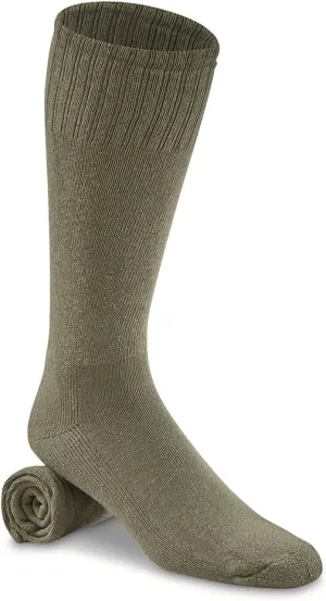 U.S. Military Surplus Heavyweight Boot Socks, 12 Pack
