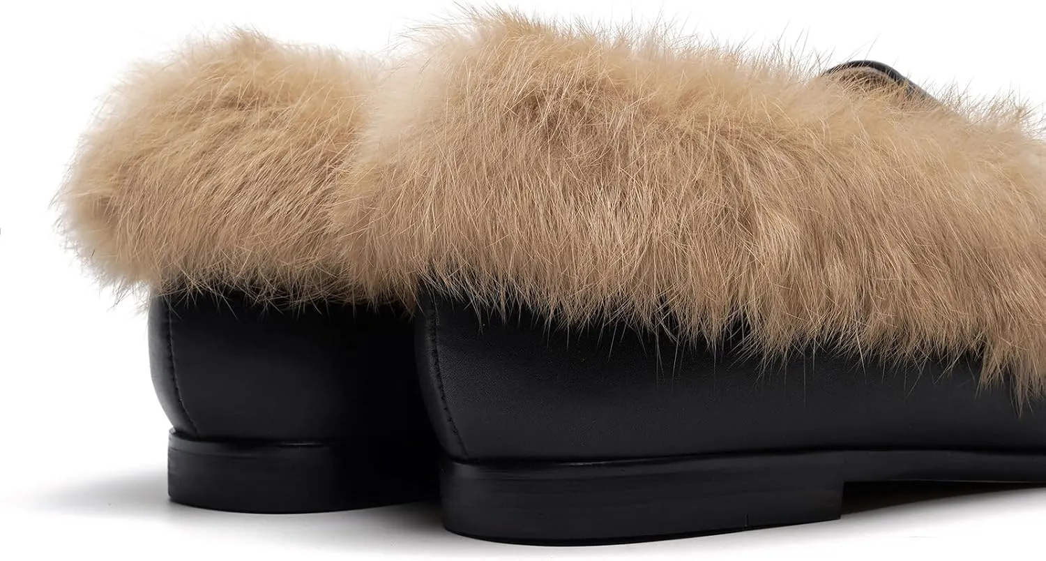 Vertundy Loafers for Women Low Heel Flats Loafers Mules