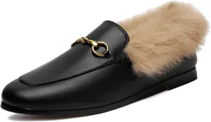 Vertundy Loafers for Women Low Heel Flats Loafers Mules